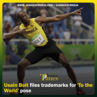 Usain Bolt files trademarks for &#039;To the World&#039; pose
