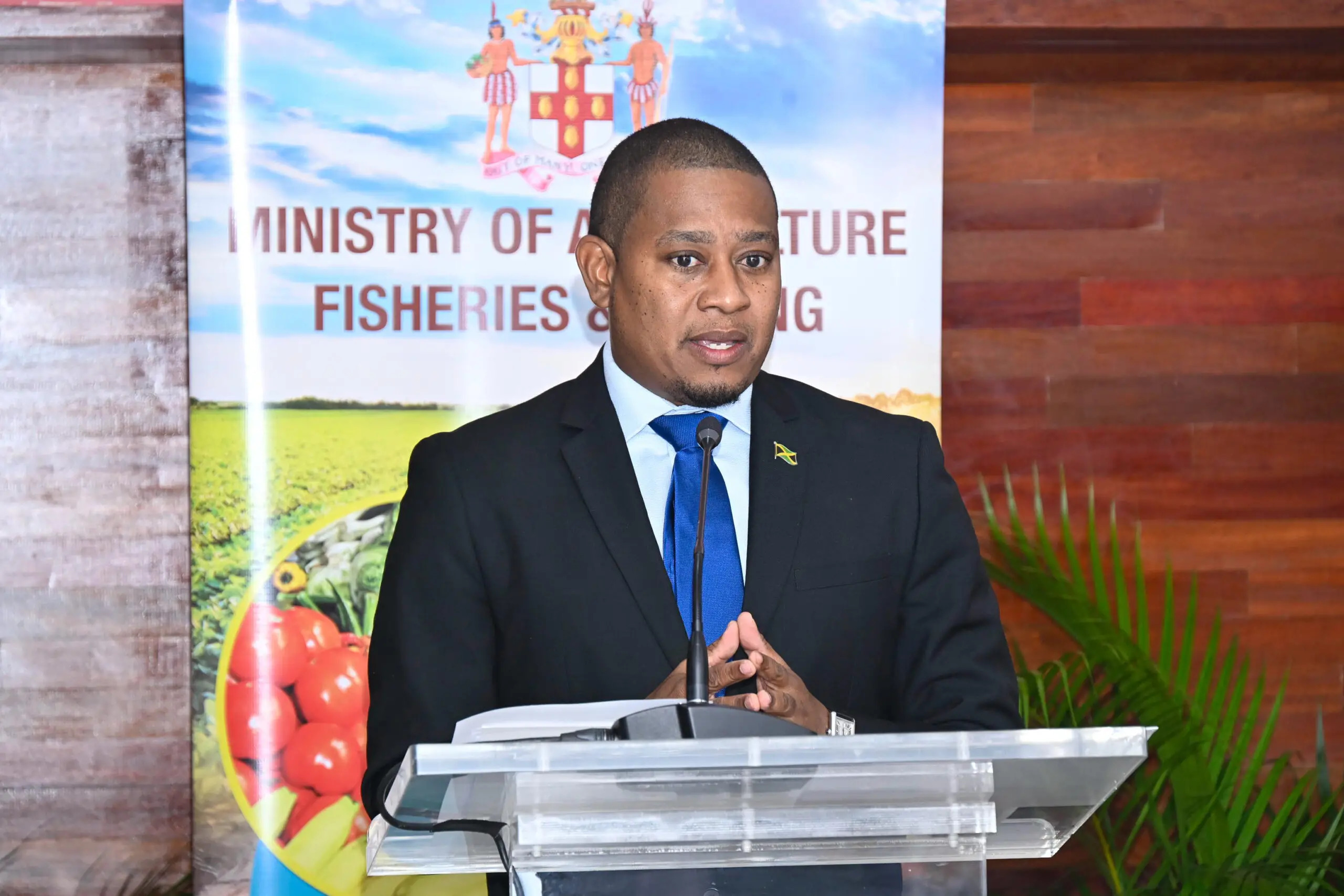 Green outlines climate-smart push to secure Jamaica’s food supply