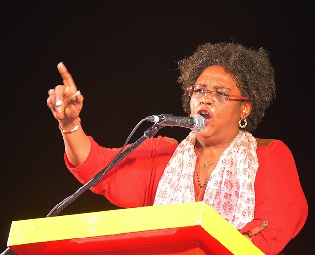 Mia Mottley leads BLP to third parliamentary clean sweep in Barbados election
