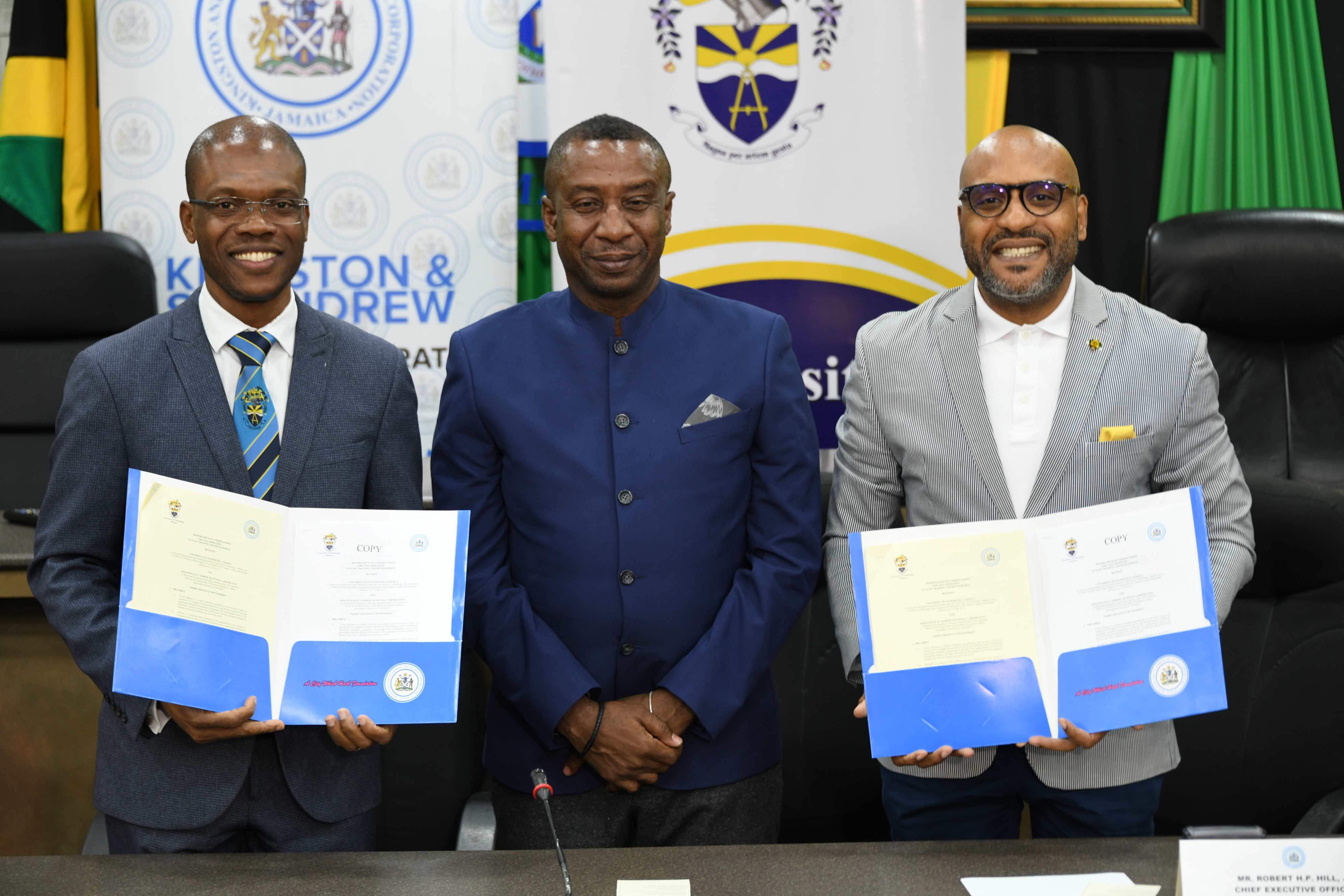 UTech, Jamaica and Kingston & St. Andrew Municipal Corporation (KSAMC) Sign MOU to Strengthen Urban Development