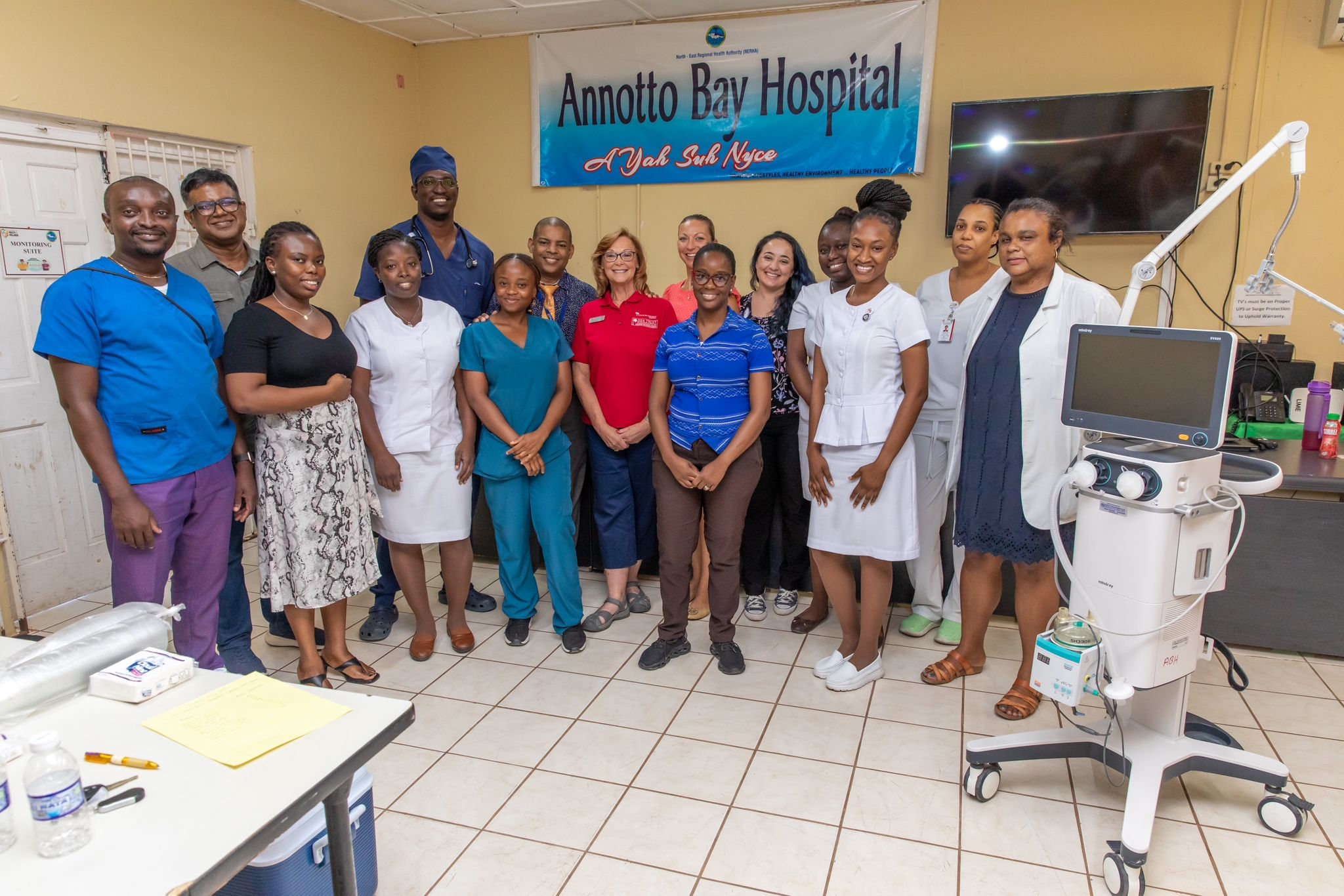 Dunn lauds Issa Trust Foundation for hospital donation