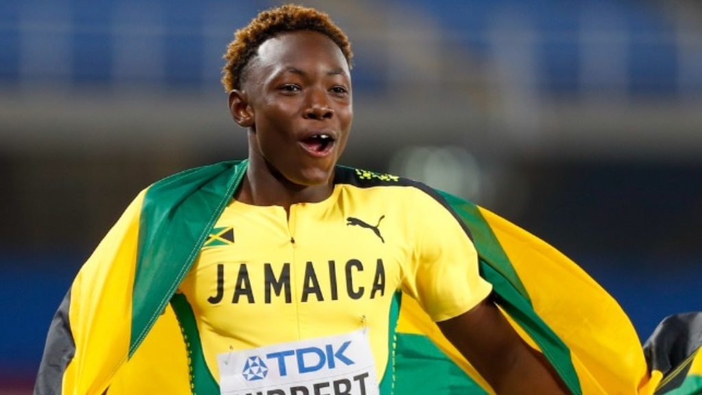 Jaydon Hibbert breaks world U20 triple jump record with 17.87m