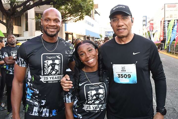 Shelly, Asafa praise Sigma Run's role in nation-building