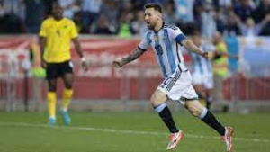 Messi&#039;s double leads Argentina to easy victory over Reggae Boyz