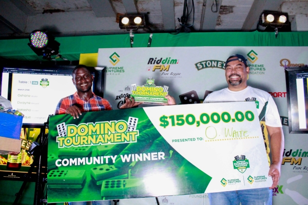 Oshane Waite Crowned Champion as Supreme Ventures Domino Master Series Returns to Portmore
