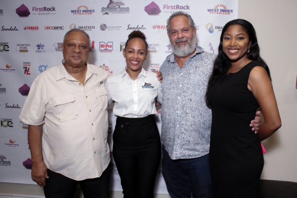 Exemplifying true sportsmanship (from left to right): Maxim Rochester, Chairman of the Sir Henry Morgan International Port Antonio Marlin Tournament; Toni-Ann Neita-Elliott, VP of Sales and Marketing at Sterling Asset Management Ltd; Andrew Alexander, Tournament Director; and Sable-Joy McLaren, Group Marketing Manager at FirstRock Group, gathered for the launch of the Sir Henry Morgan International Port Antonio Marlin Tournament at Cru Bar on Monday.