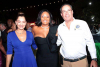 Jamaican-born multimillionaire Dr Trisha Bailey (centre) is out to support the husband and wife Members of Parliament Daryl and Ann-Marie Vaz at their recent fund-raiser.