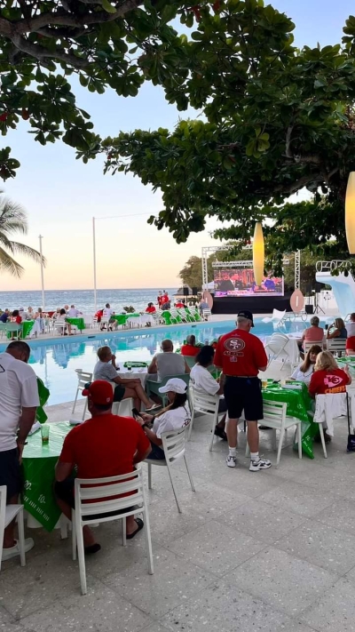 COUPLES TOWER ISLE RESORT HOSTS MEXICAN THEMED SUPERBOWL PARTY FOR GUESTS