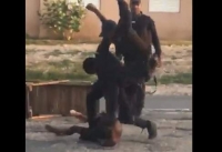 Police brutality captured on camera